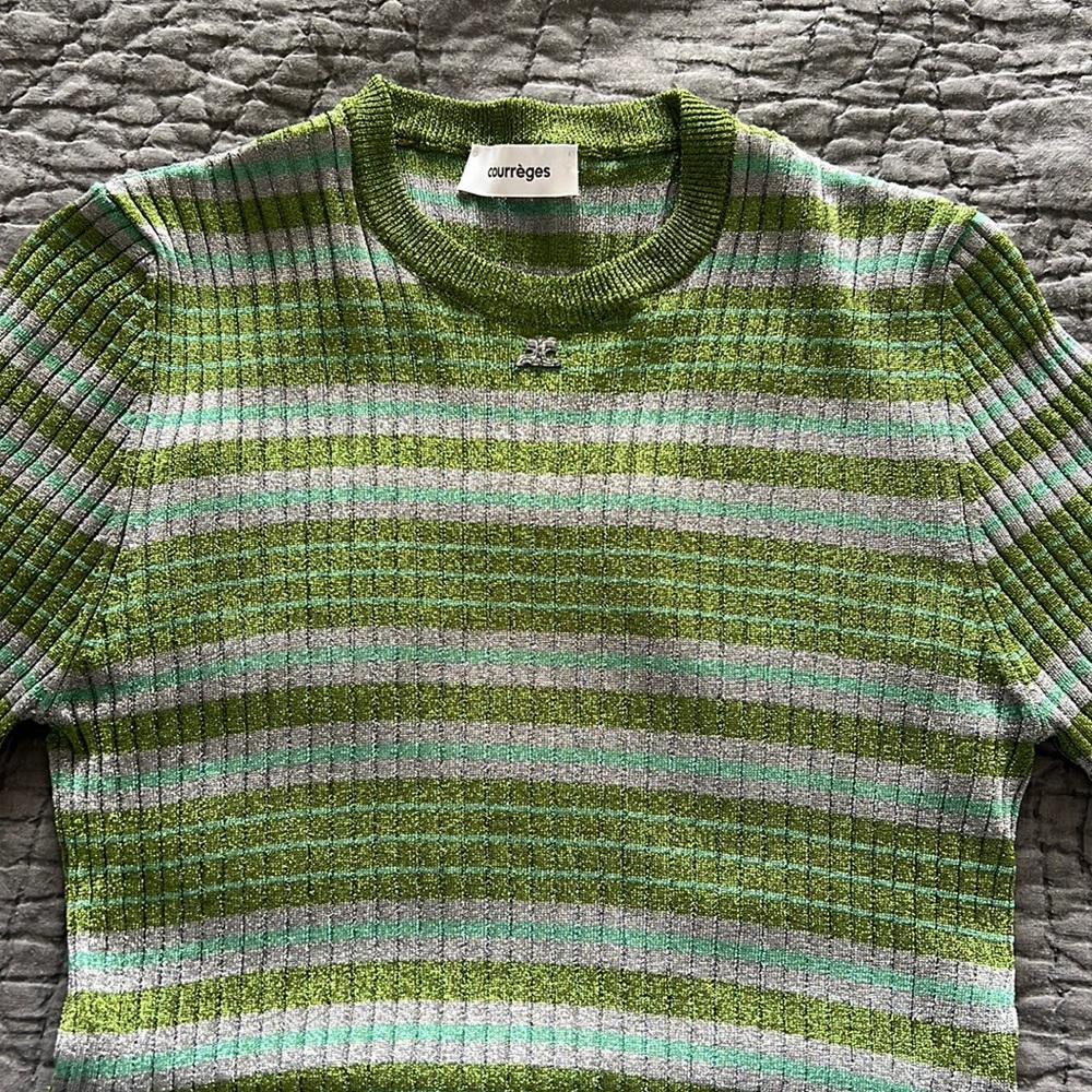 Courreges sparkle top